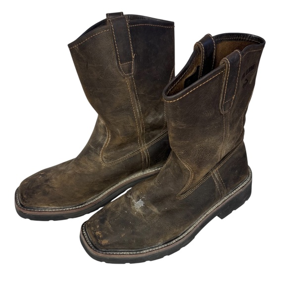 Wolverine Brown Men's Work Boots - Picture 1 of 7